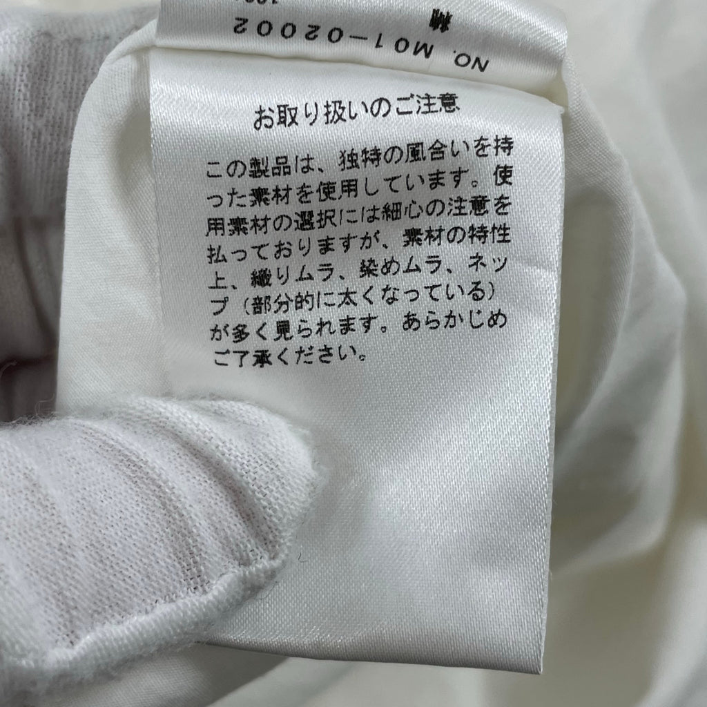 COMOLI / バンドカラーシャツ 18SS SIZE:1