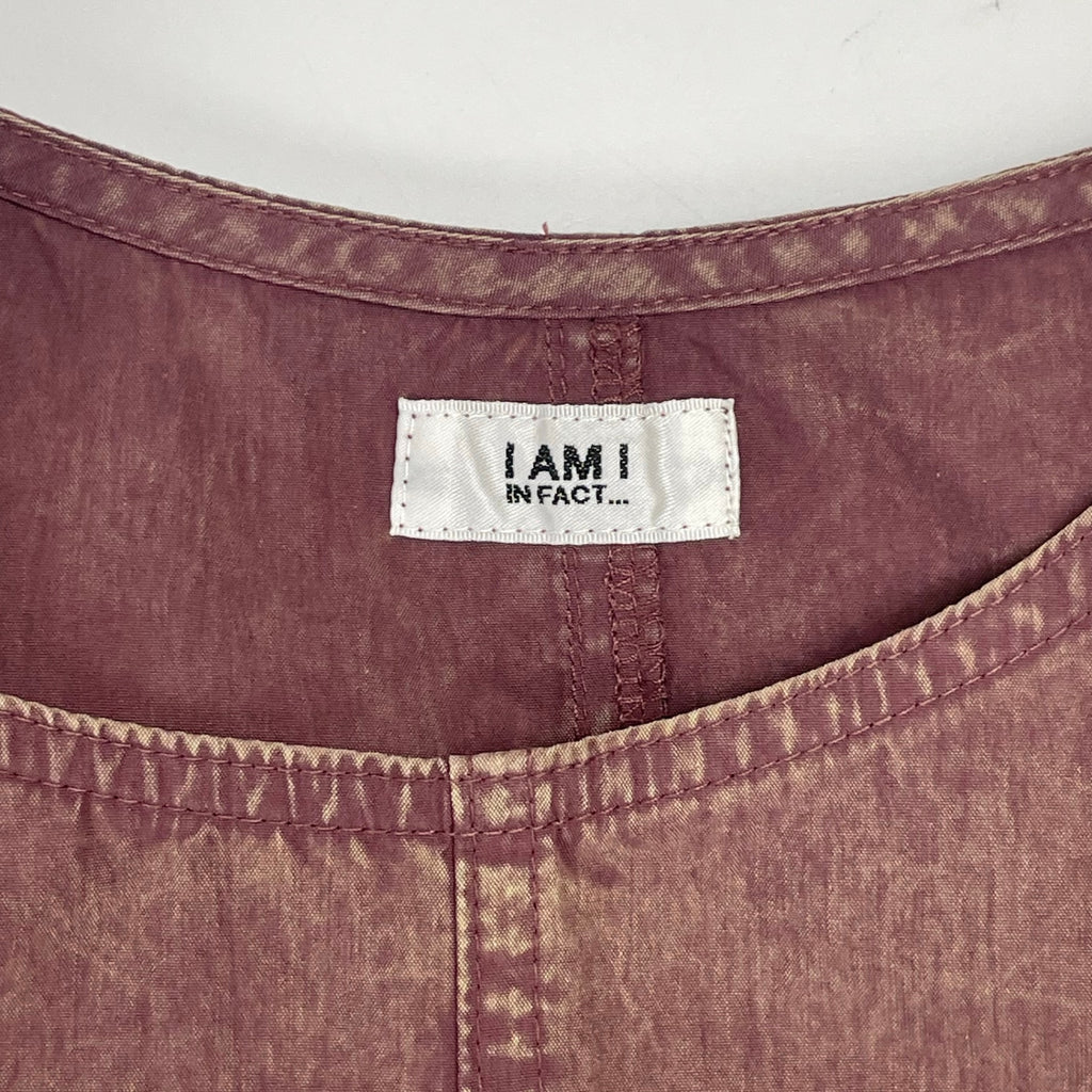 I AM I in fact アイアムアイ インファクト / CHEMICAL WASH ギャザーワンピース タグ付 参考定価：20,000+tax SIZE:FREE