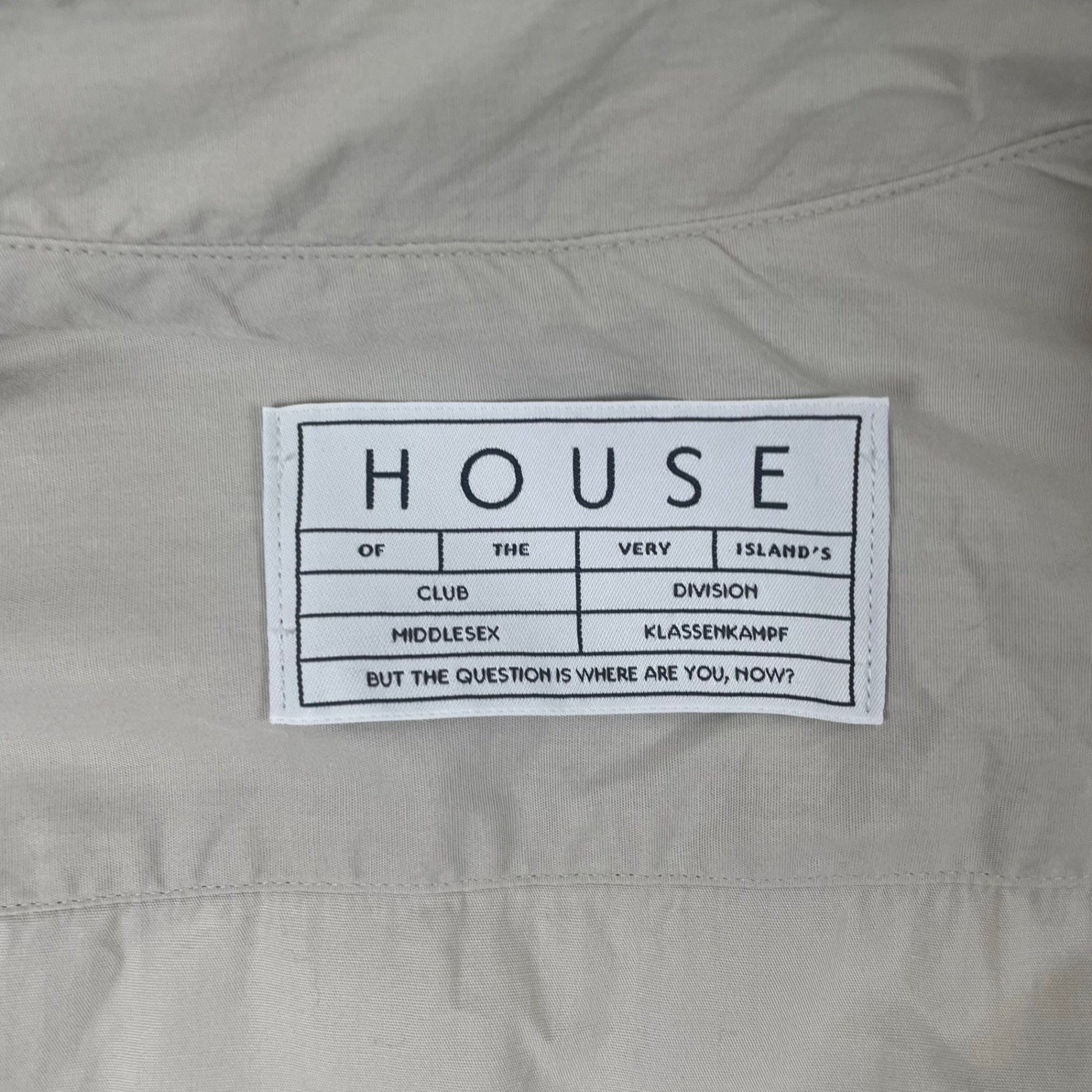 HOUSE OF THE VERY ISLAND / オープンカラーコットンシャツ 参考定価：40,000程度 SIZE:M