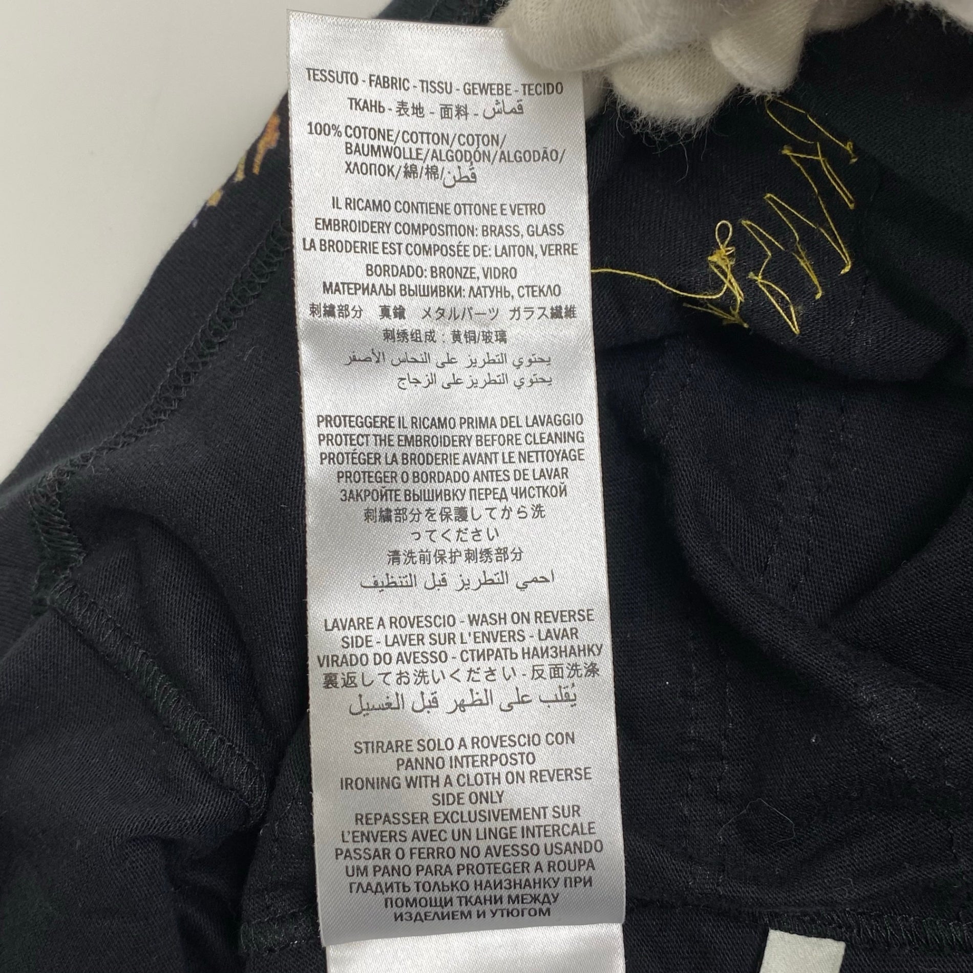 GUCCI グッチ / ヴィンテージ タイガー刺繍 Tシャツ リュネビル刺繍 SIZE:FREE