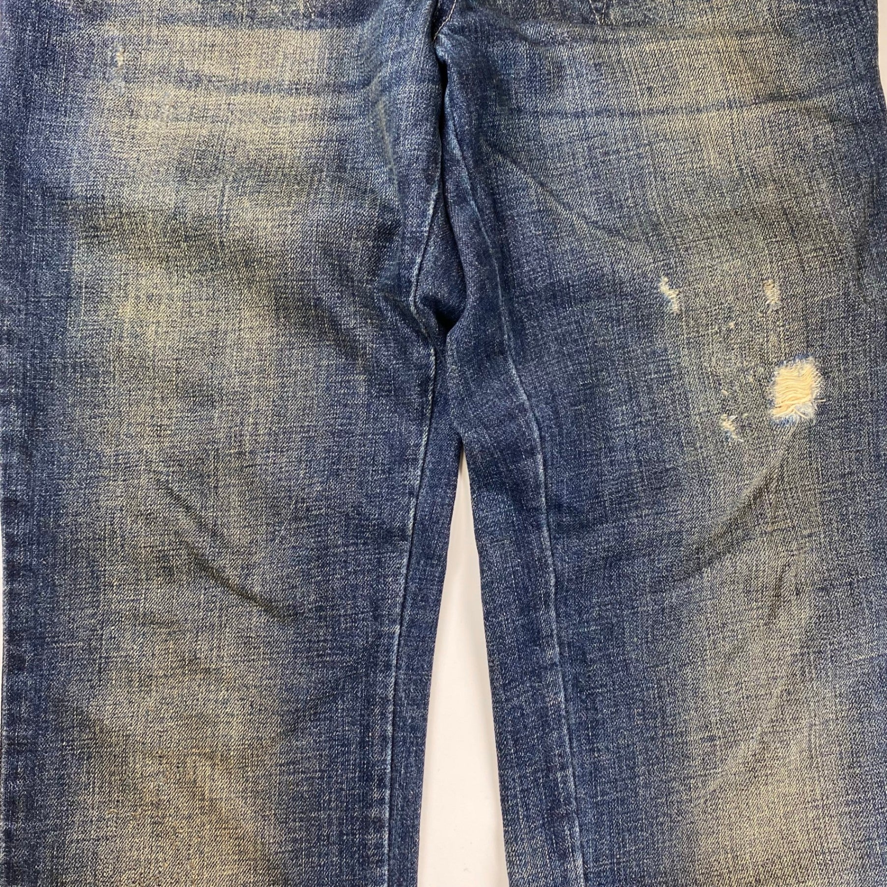 【00sスペシャル】 D&G  DOLCE&GABBANA / ギミック ダブルウエスト デニムパンツ ベルト グランジ Y2K SIZE:W84cm