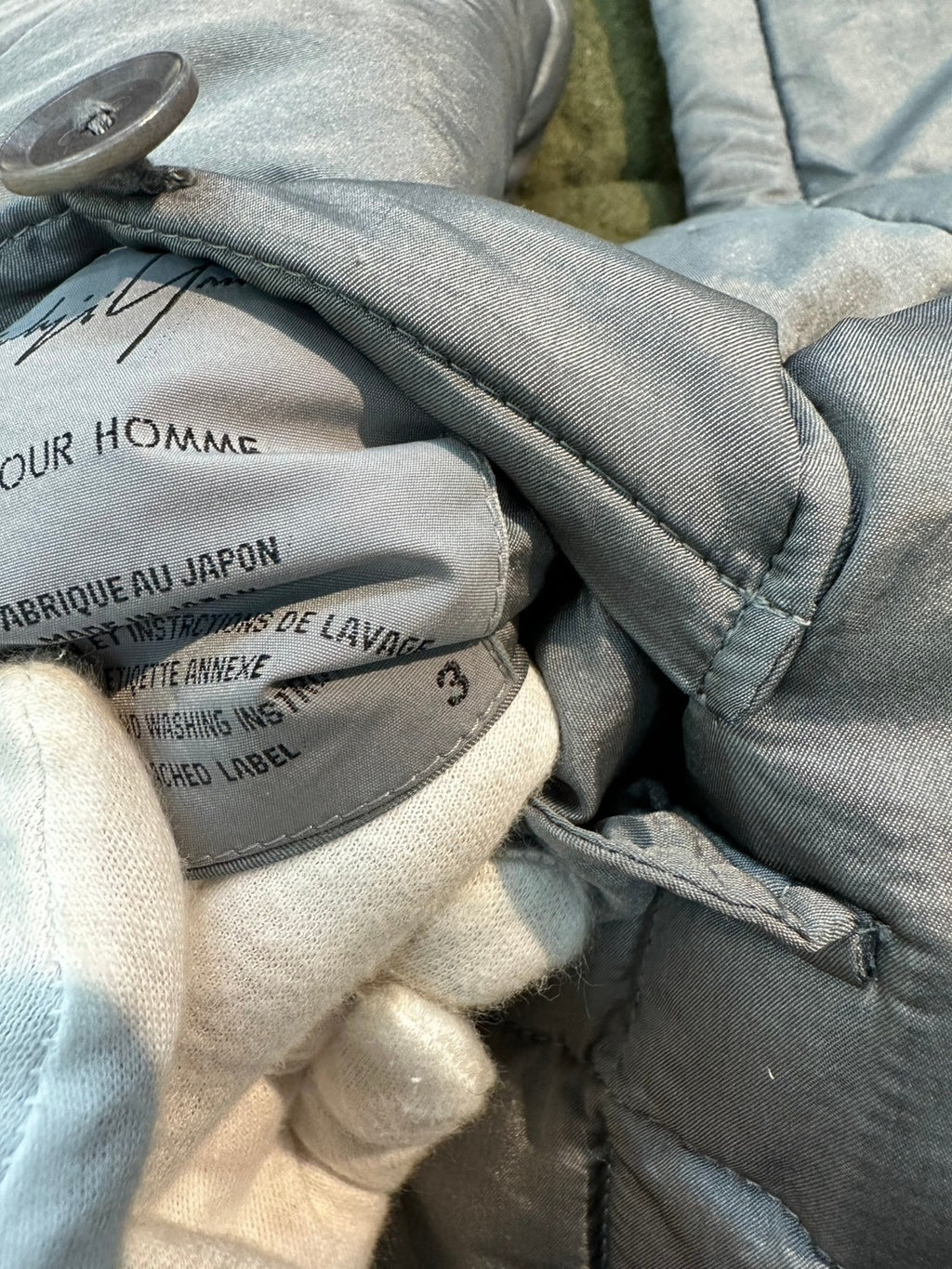 Yohji Yamamoto POUR HOMME / 01AW インサレーションミリタリーベスト SIZE:3