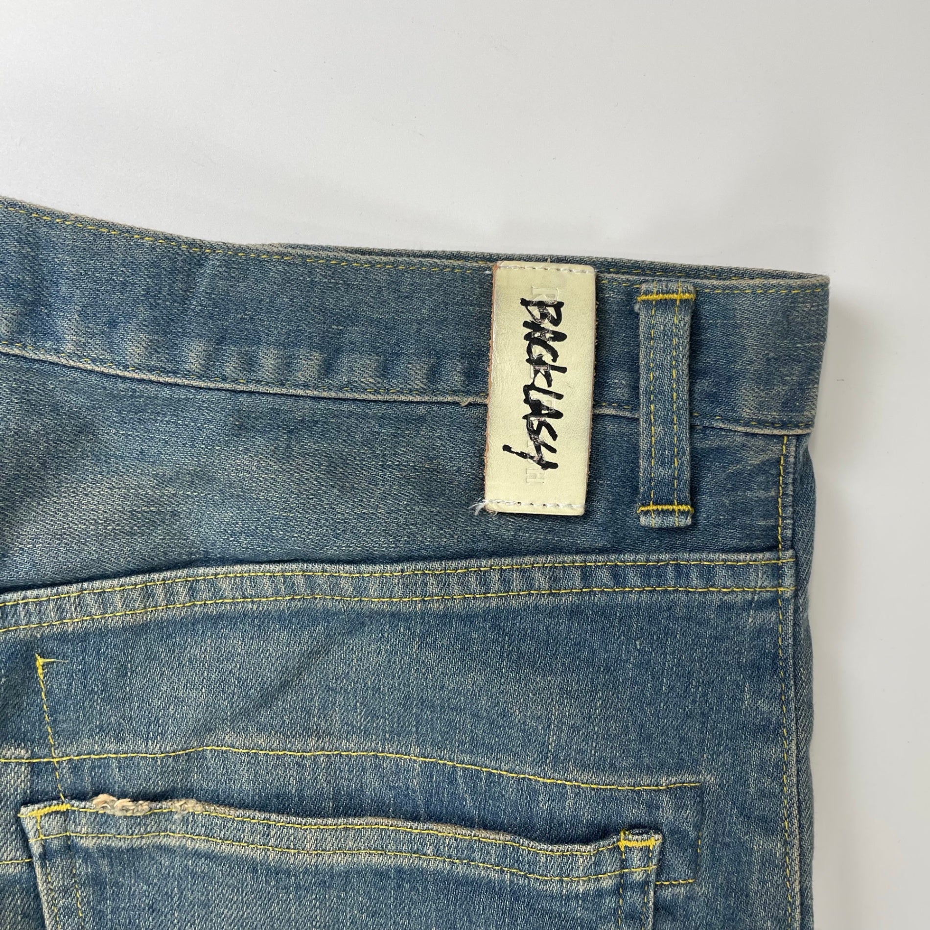 ISAMU KATAYAMA BACKLASH x ROYAL FLASH イサムカタヤマ バックラッシュ ロイヤルフラッシュ / SARROUEL SKINNY DENIM サルエルスキニーデニム 参考定価：38,000+tax SIZE:M