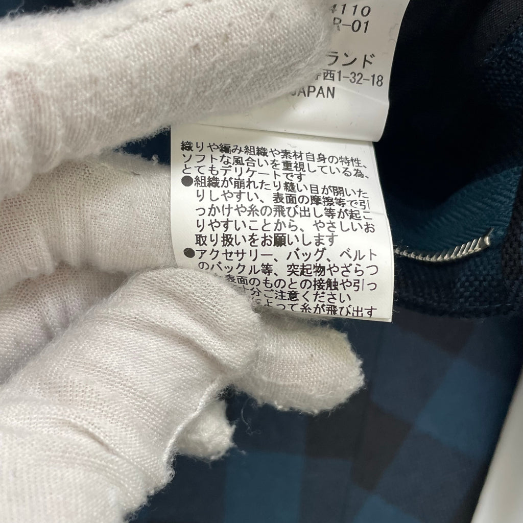 TOMORROWLAND / チェックスラックス 参考定価：27,000+tax SIZE:46