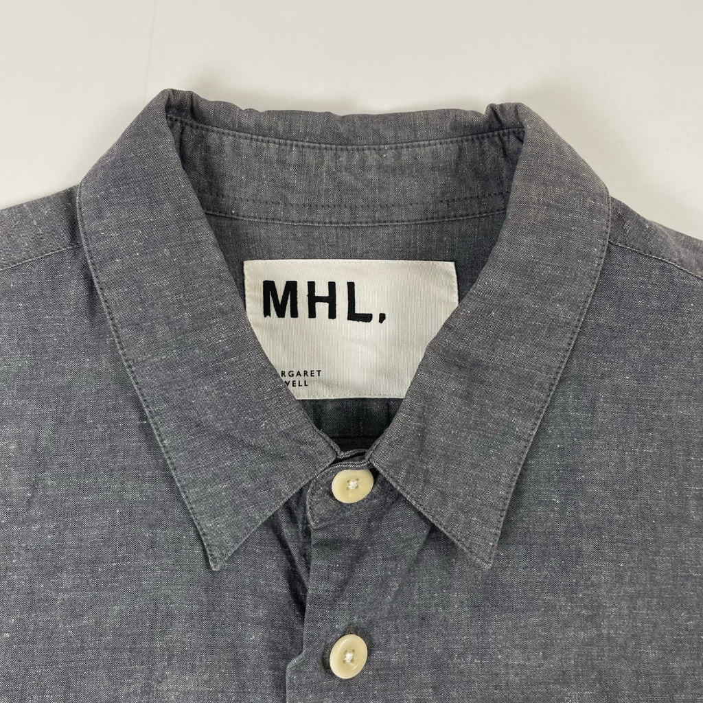 MHL. / 日本製コットンリネンシャツ 参考定価：25,000程度 SIZE:S