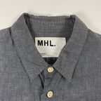 MHL. / 日本製コットンリネンシャツ 参考定価：25,000程度 SIZE:S