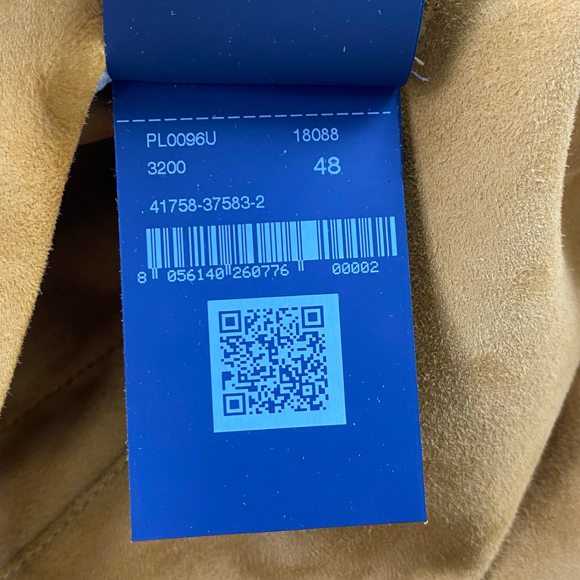 HERNO ヘルノ / ゴートレザージャケット 参考定価：130,000+tax SIZE:48（L程度）