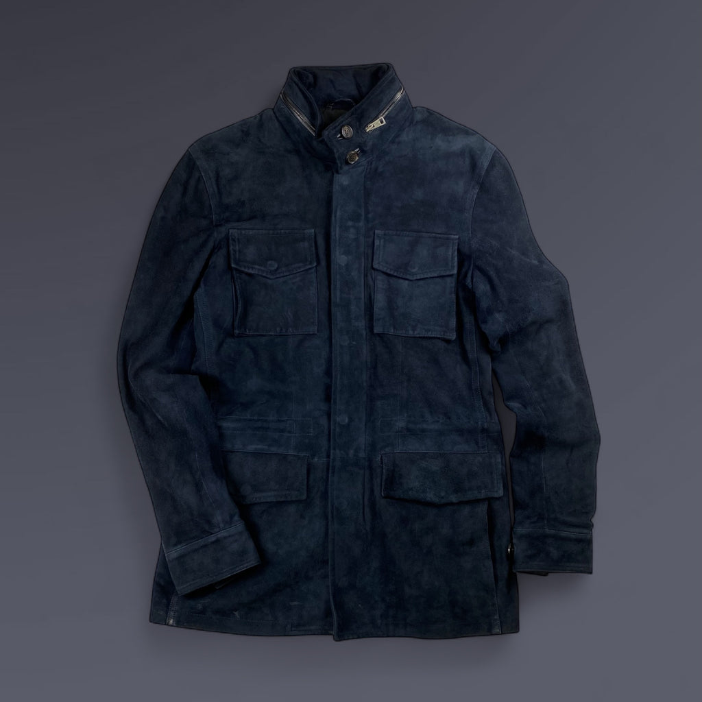 【干場 義雅さん別注】 SANNINO サンニーノ / M-65タイプ ラムレザー スエード ジャケット SIZE：48