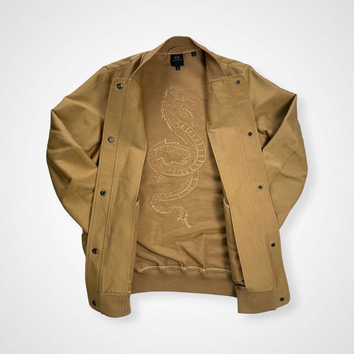 ARMANI EXCHANGE アルマーニ エクスチェンジ / ドラゴン刺繍ジャケット ブルゾン 参考定価：32,000程度 SIZE:M