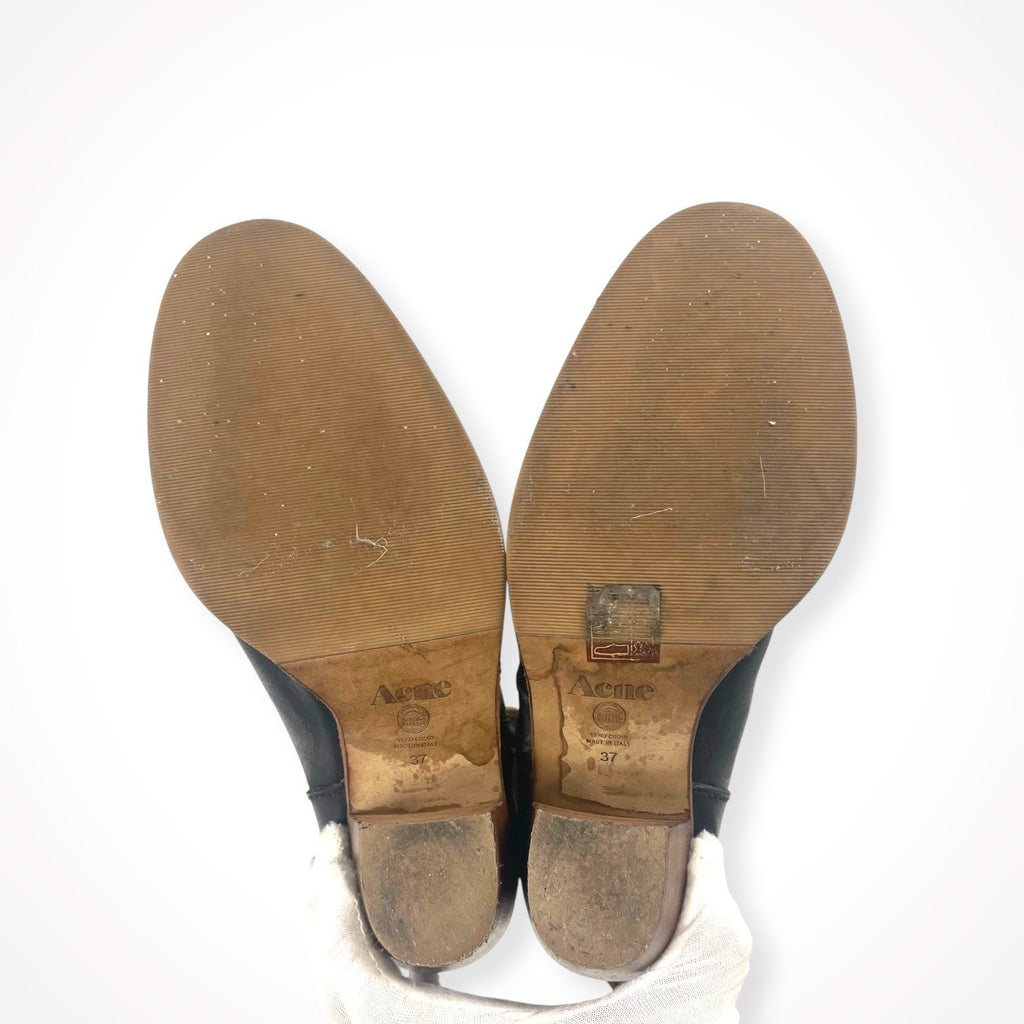 ACNE / PISTOLレザーブーツ 参考定価：80,000程度 SIZE:37