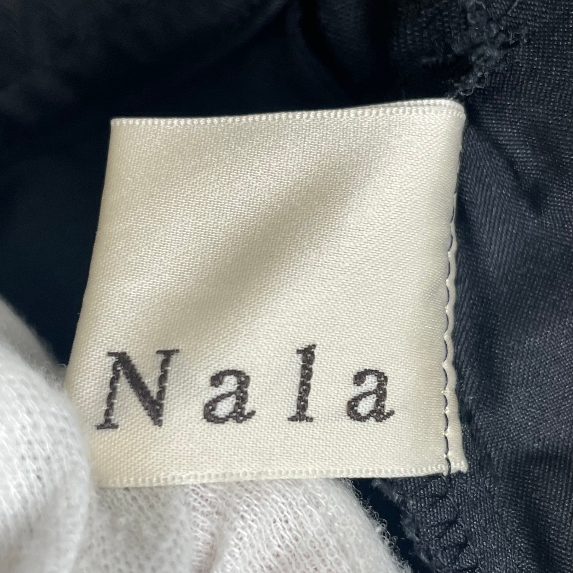 Nala ナラ / Cocoon chino 23SS ブラック 参考定価：29,000+tax SIZE:M