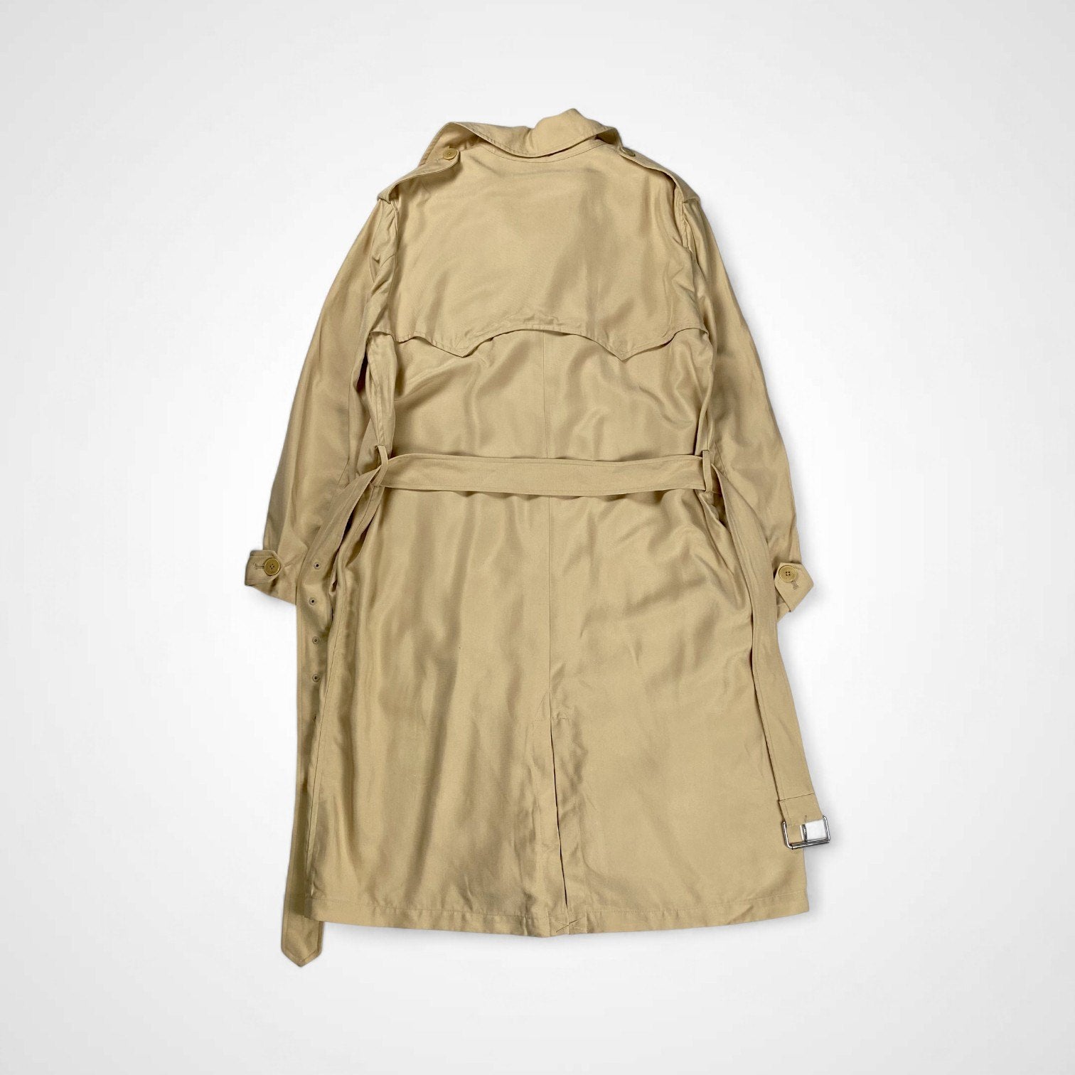 LAUREN RALPH LAUREN ローレンラルフローレン / ベルテッドトレンチコート 仕付け糸付 参考定価：50,000程度 SIZE：M