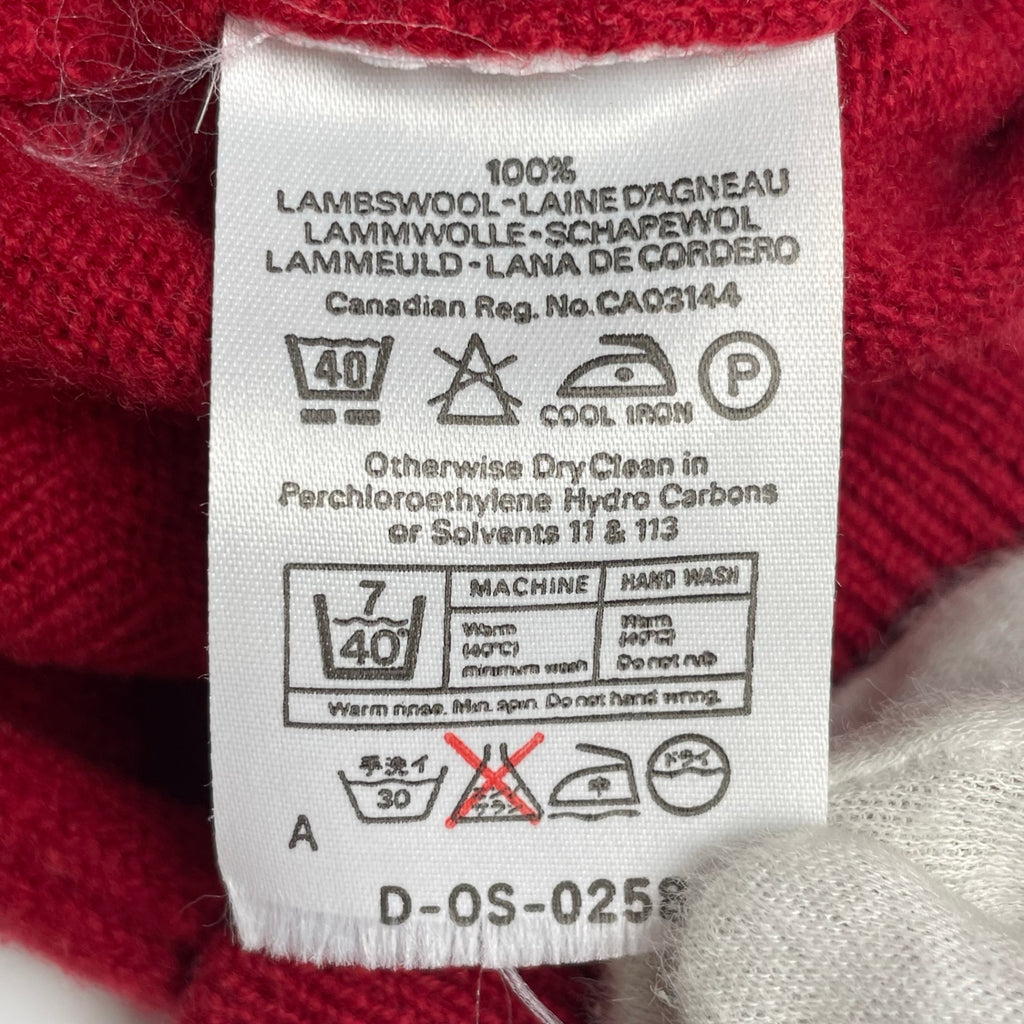 JAEGER イエガー VINTAGE ヴィンテージ / ラムウール ニットポロ MADE IN SCOTLAND SIZE：M-L程度