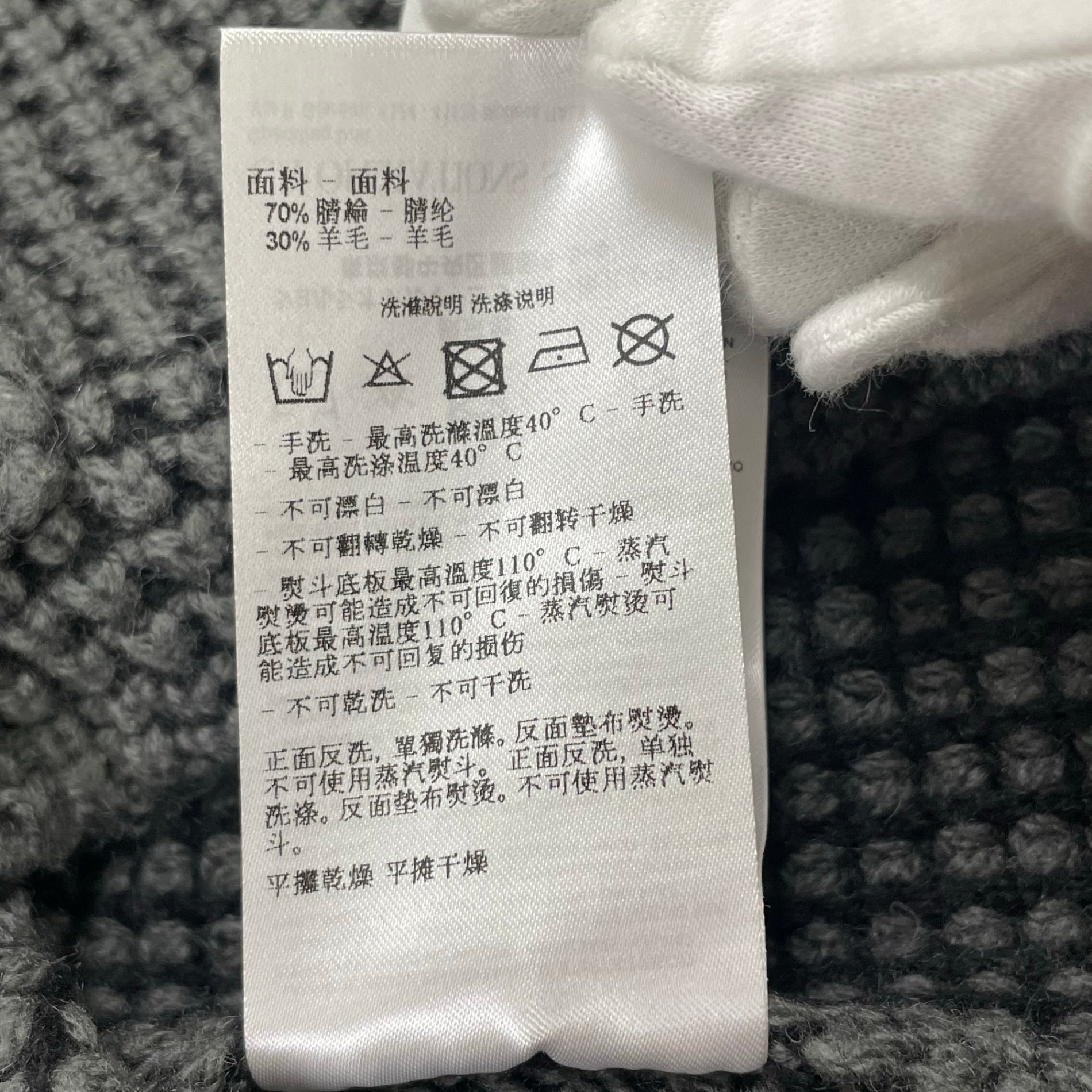 ARMANI EXCHANGE  アルマーニ エクスチェンジ / ワッフルニットショールカラーカーディガン  参考定価：35,000程度 SIZE:M