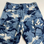 BEAMS PLUS ビームスプラス / Mil 6POCKET 迷彩カーゴパンツ リップストップ インディゴ タグ付 参考定価：32,000+tax SIZE:L