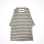 JIL SANDER + / バックロゴボーダーTEE 参考定価：60,000程度 SIZE:XL