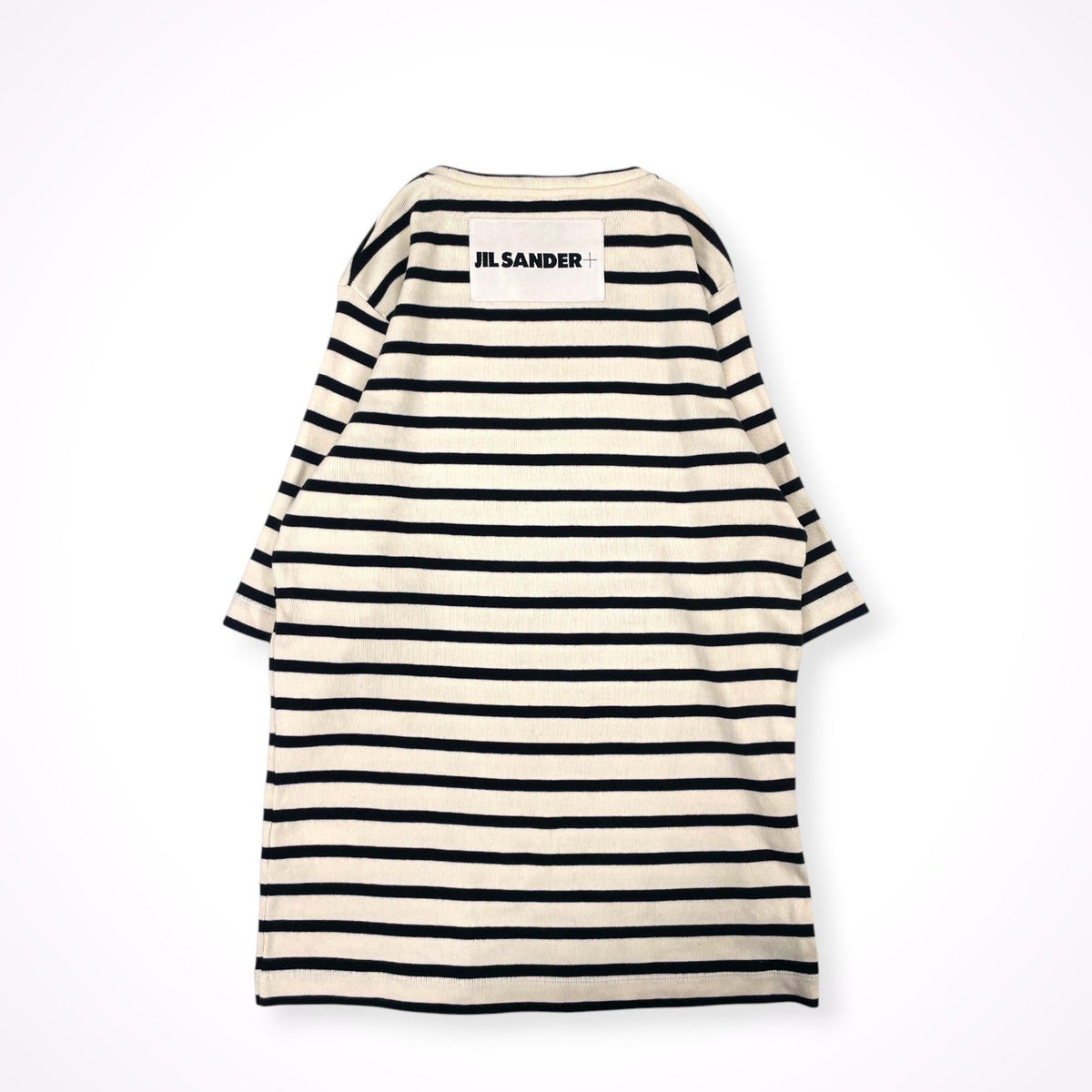 JIL SANDER + / バックロゴボーダーTEE 参考定価：60,000程度 SIZE:XL