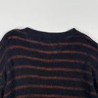 DIET BUTCHER SLIM SKIN / ボーダーロングニット 18SS SIZE：FREE