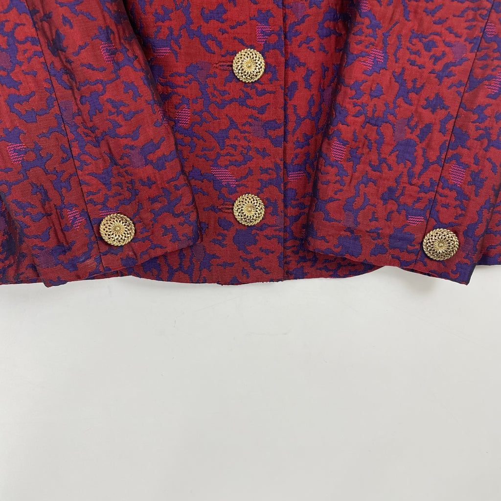 NINA RICCI / ヴィンテージ ジャガードジャケット 参考定価：200,000程度 SIZE:40