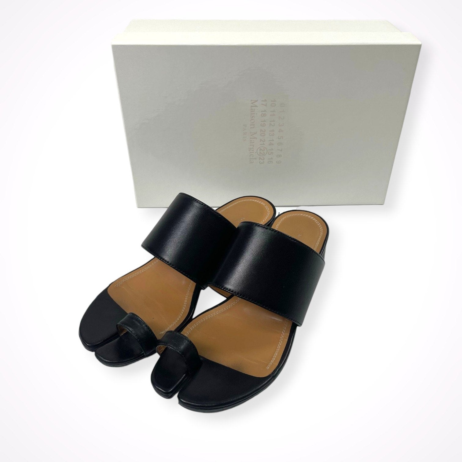 Maison Margiela / チャンキーヒールタビサンダル 箱付 参考定価：106,000+tax SIZE:36