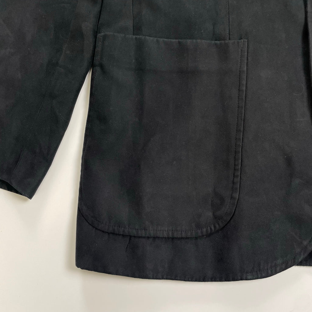 J.PRESS ジェイプレス / スウェードタッチ段返り3Bジャケット  ブラック SIZE：L