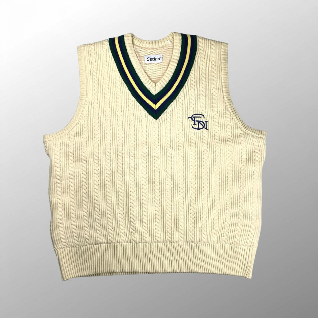 【美品】 Setinn セットイン BEAMS / Ceremony Vest セレモニー チルデン ベスト メッシュライナー ポケット付 参考定価：18,000+tax SIZE:L