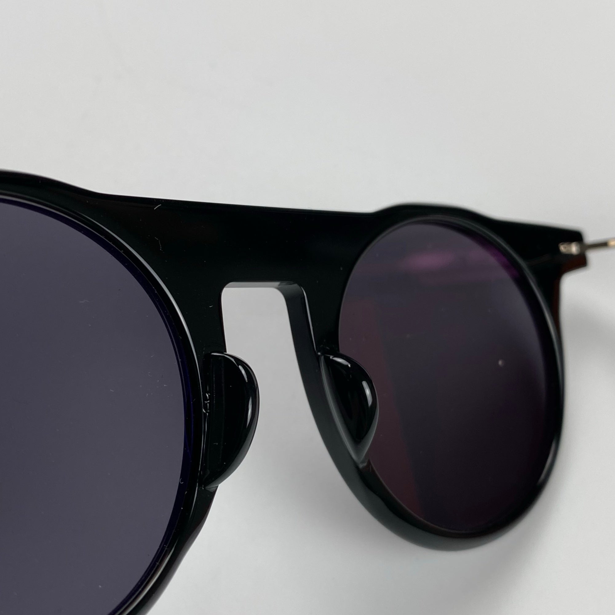 【極美品】ISSEY MIYAKE イッセイミヤケ × 金子眼鏡 / GEOMETRY-BOSTON ラウンド サングラス 参考定価：50,000+tax