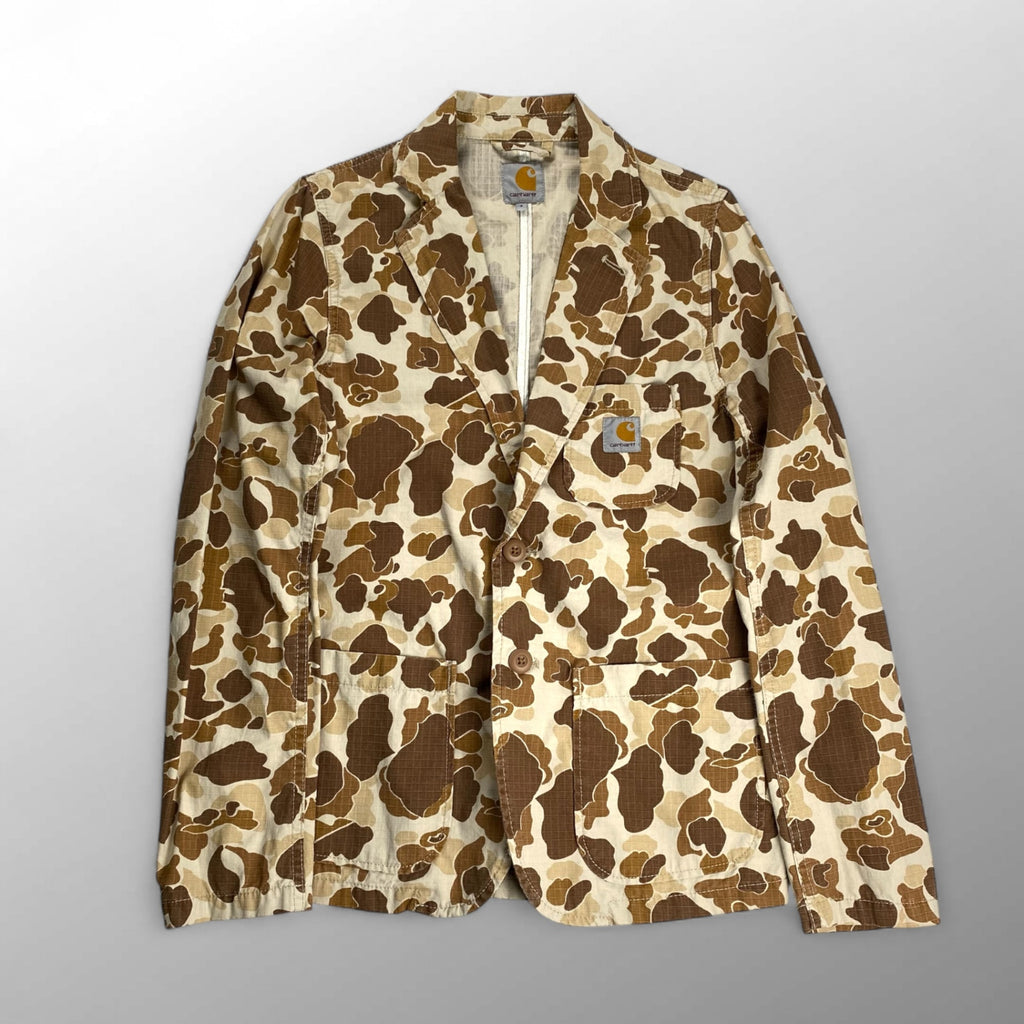 carhartt カーハート / CANE BLAZER ダックカモ リップストップ テーラードジャケット 参考定価：20,000程度 SIZE:S