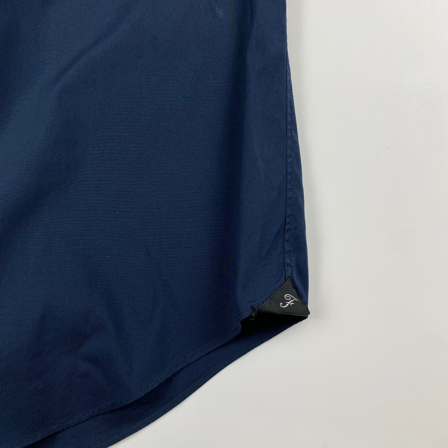 Finamore フィナモレ / ワイドカラーシャツ ドレスシャツ SIZE：M