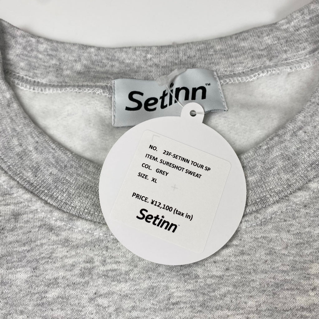 【タグ付 極美品】 Setinn セットイン BEAMS / SURESHOT SWEAT プリントスウェット 参考定価：11,000+tax SIZE：XL