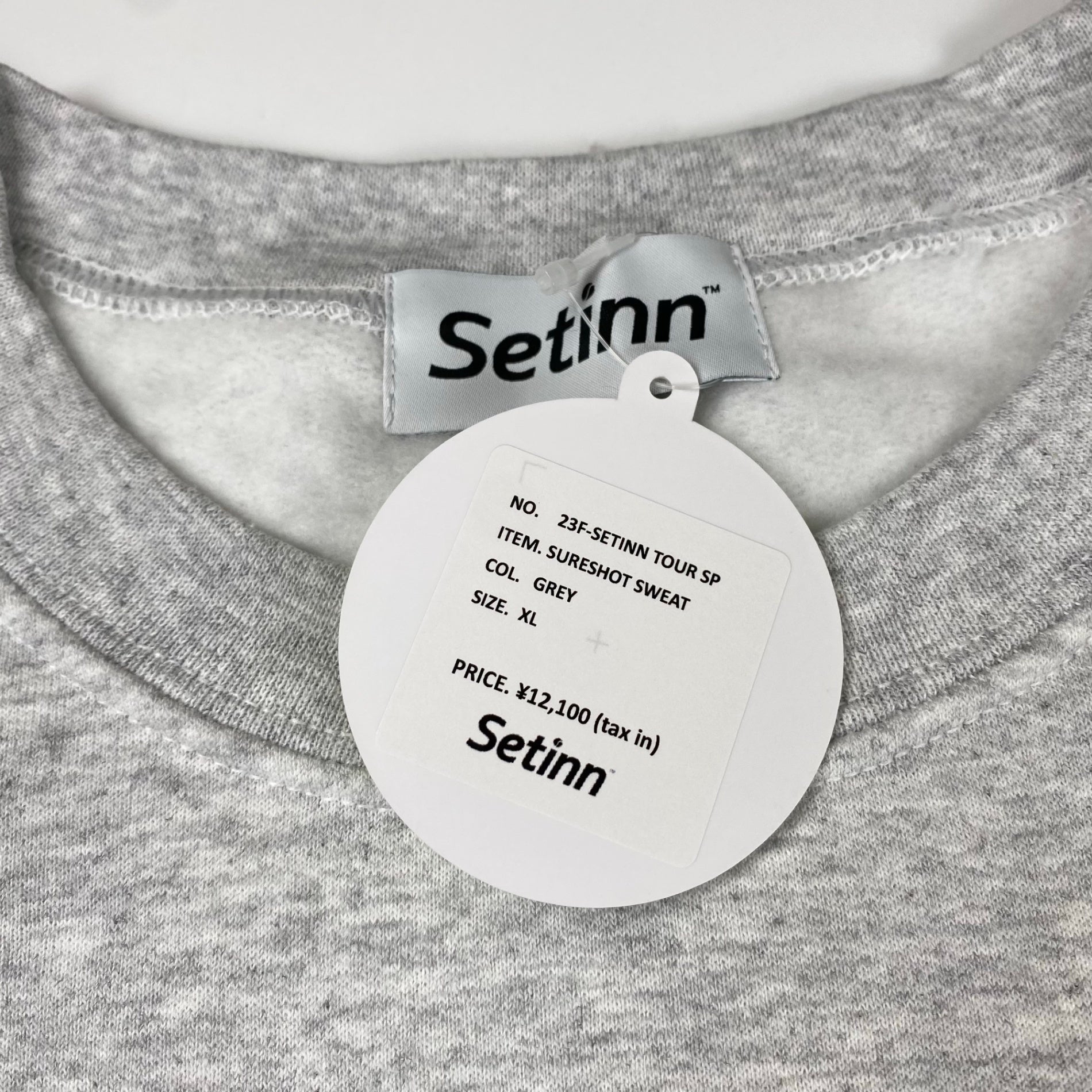 【タグ付 極美品】 Setinn セットイン BEAMS / SURESHOT SWEAT プリントスウェット 参考定価：11,000+tax SIZE：XL
