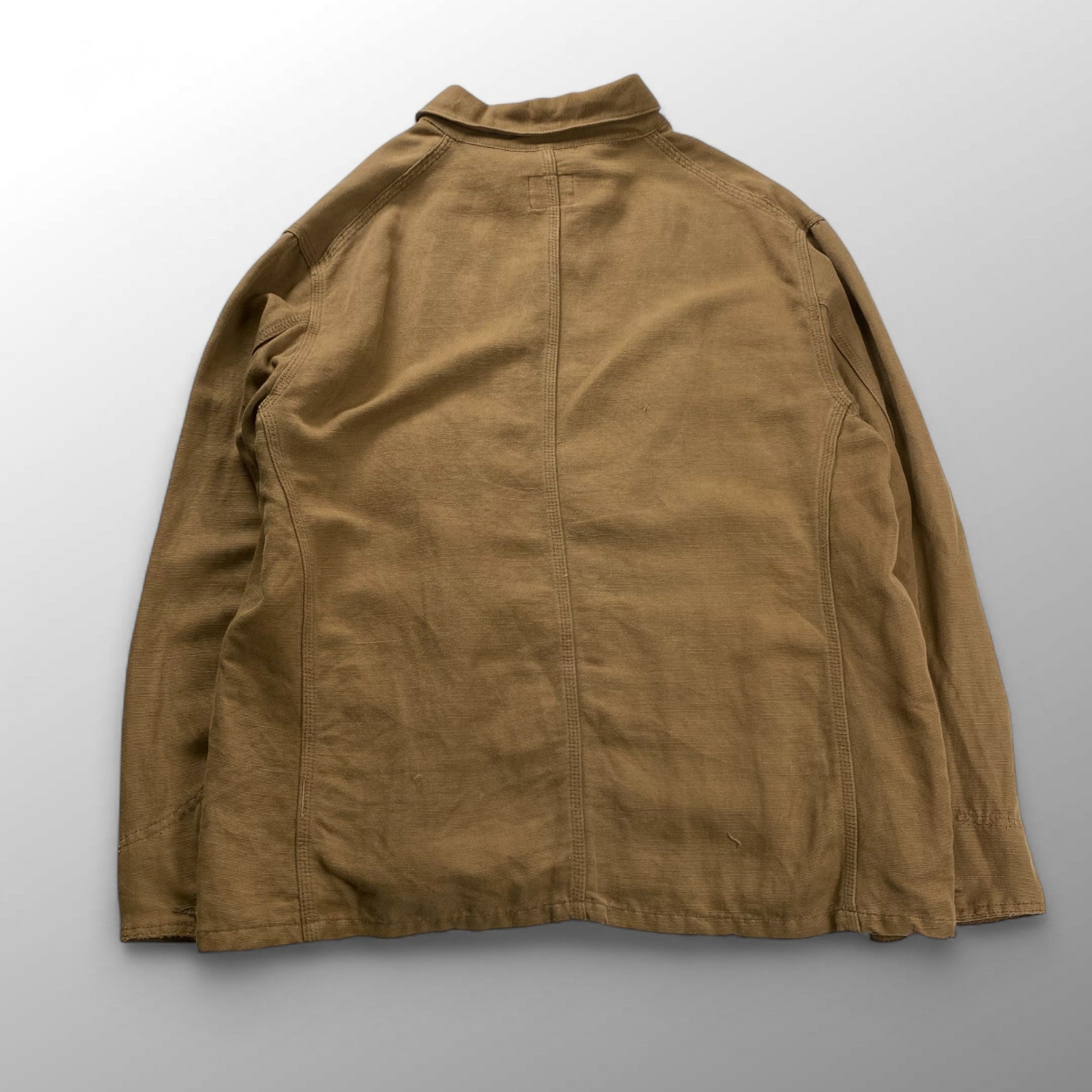 68&BROTHERS シクスティーエイト&ブラザーズ / カバーオール ブラウン 月桂樹ボタン USA製 SIZE:L