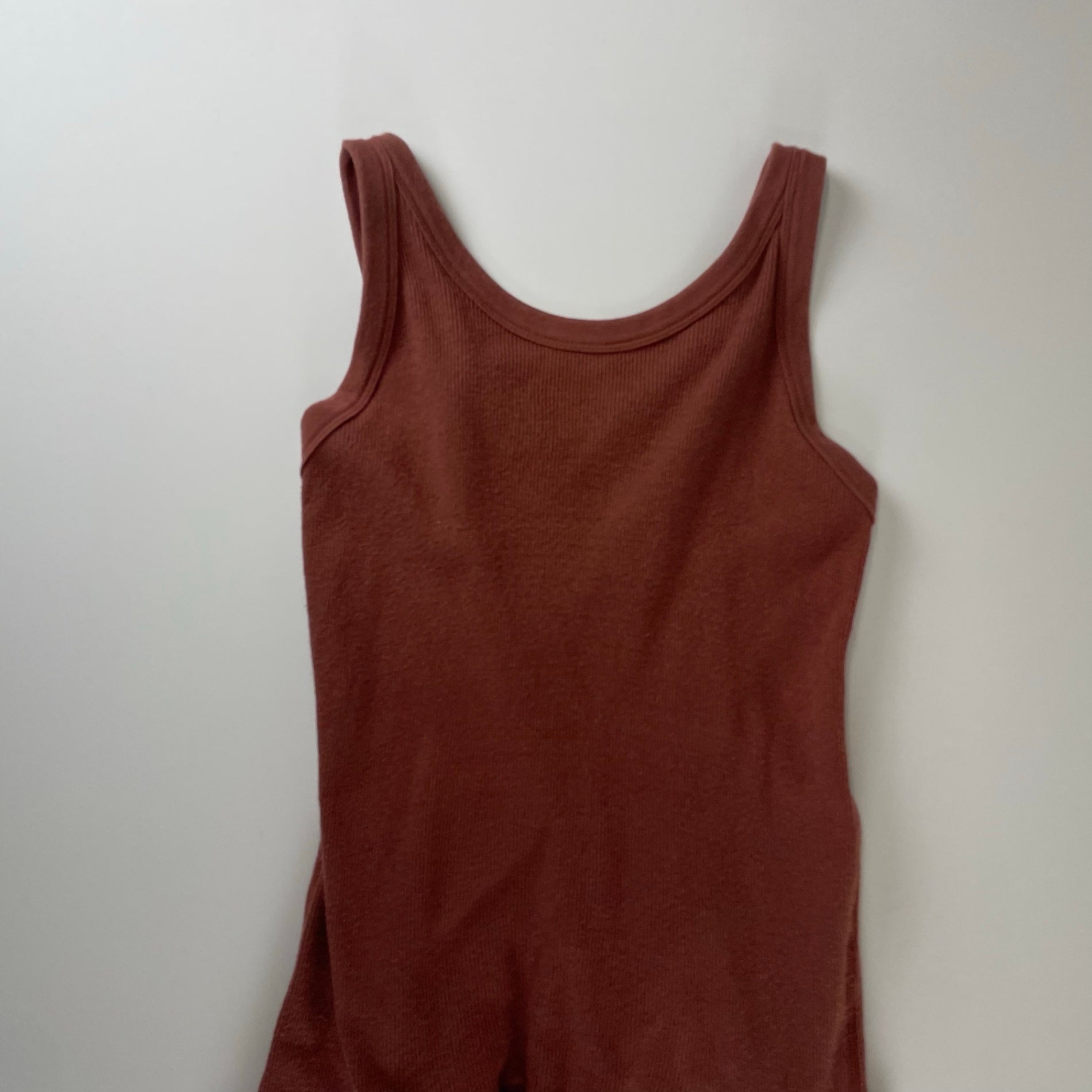 jonnlynx ジョンリンクス / rib tank dress テラコッタカラー 参考定価：18,000+tax SIZE:FREE