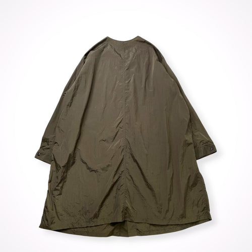 HARE / ノーカラーナイロンロングコート HA020078AD SIZE:S