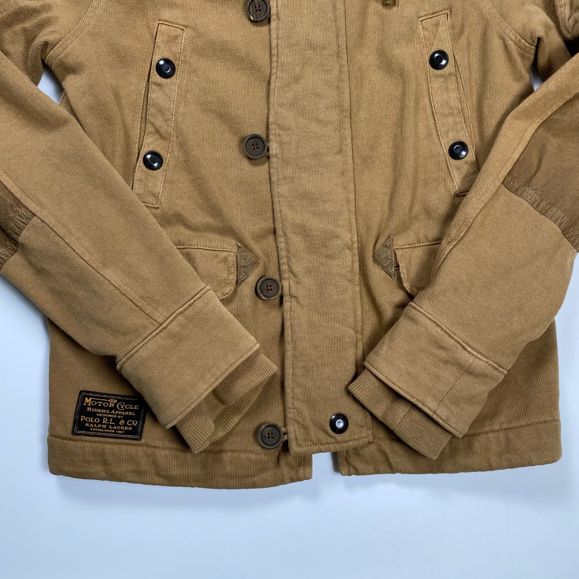 Polo by Ralph Lauren ポロ バイ ラルフローレン / モーターサイクルジャケット N-3B 裏サーマル ブラウン SIZE:S