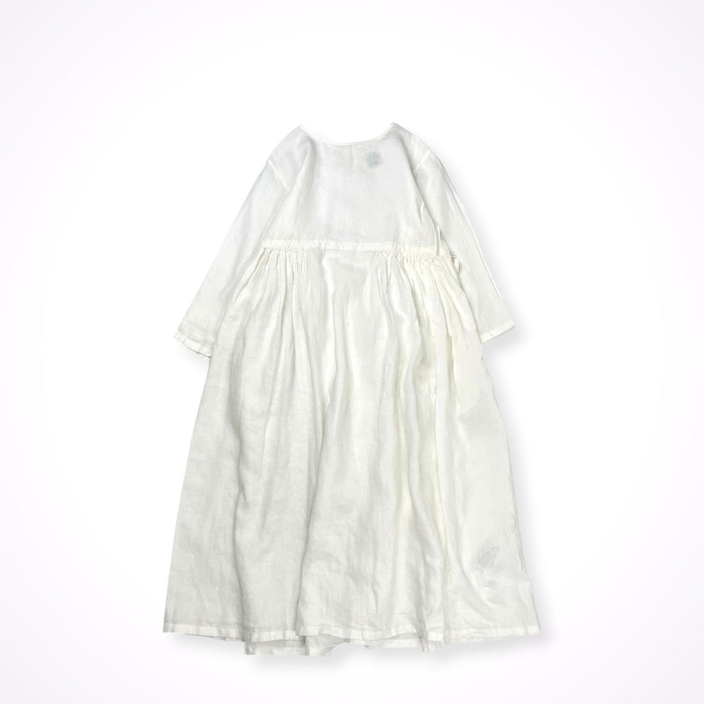 POOL by IDEE / リネンギャザーワンピース 未使用品 参考定価：12,000+tax SIZE：FREE