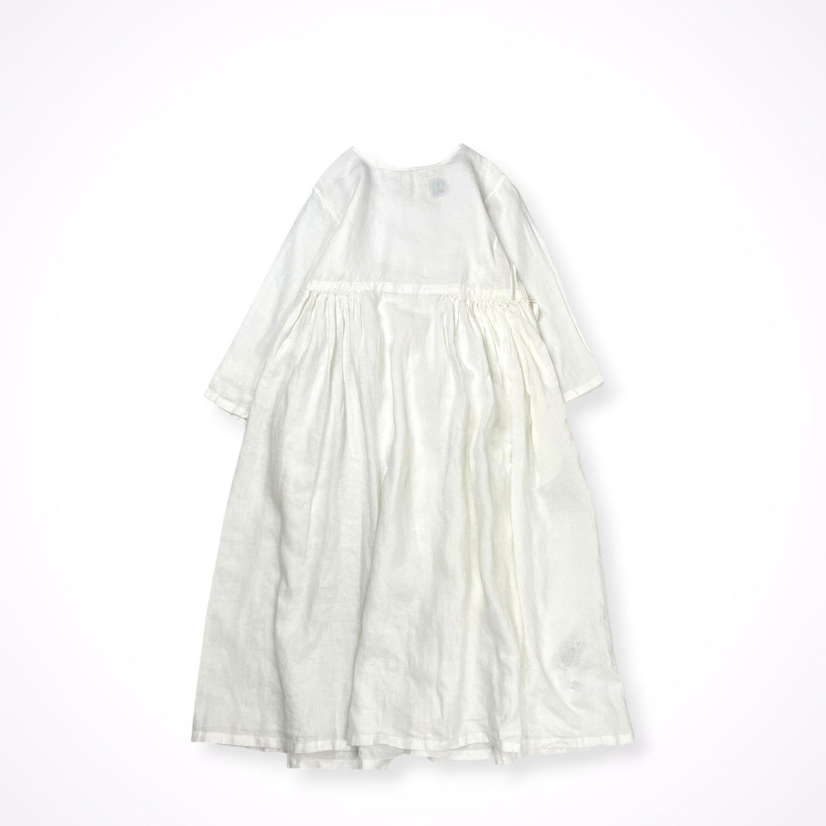 POOL by IDEE / リネンギャザーワンピース 未使用品 参考定価：12,000+tax SIZE：FREE