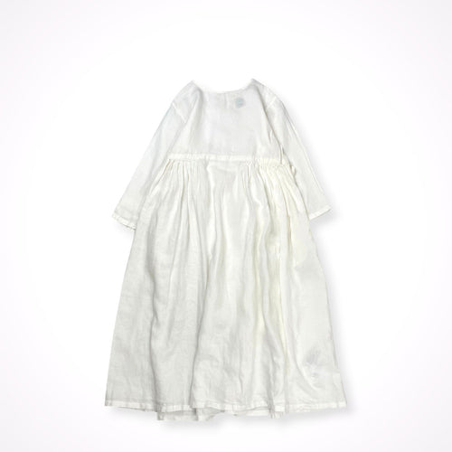 POOL by IDEE / リネンギャザーワンピース 未使用品 参考定価：12,000+tax SIZE：FREE