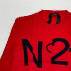 N°21 ヌメロヴェントゥーノ / 再構築ロゴウールニット 参考定価：60,000程度 SIZE：M