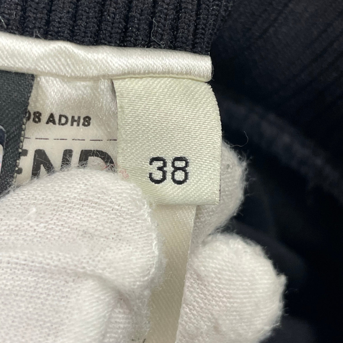 FENDI / ズッカ柄サイドロゴトラックパンツ 参考定価：120,000程度 SIZE:38