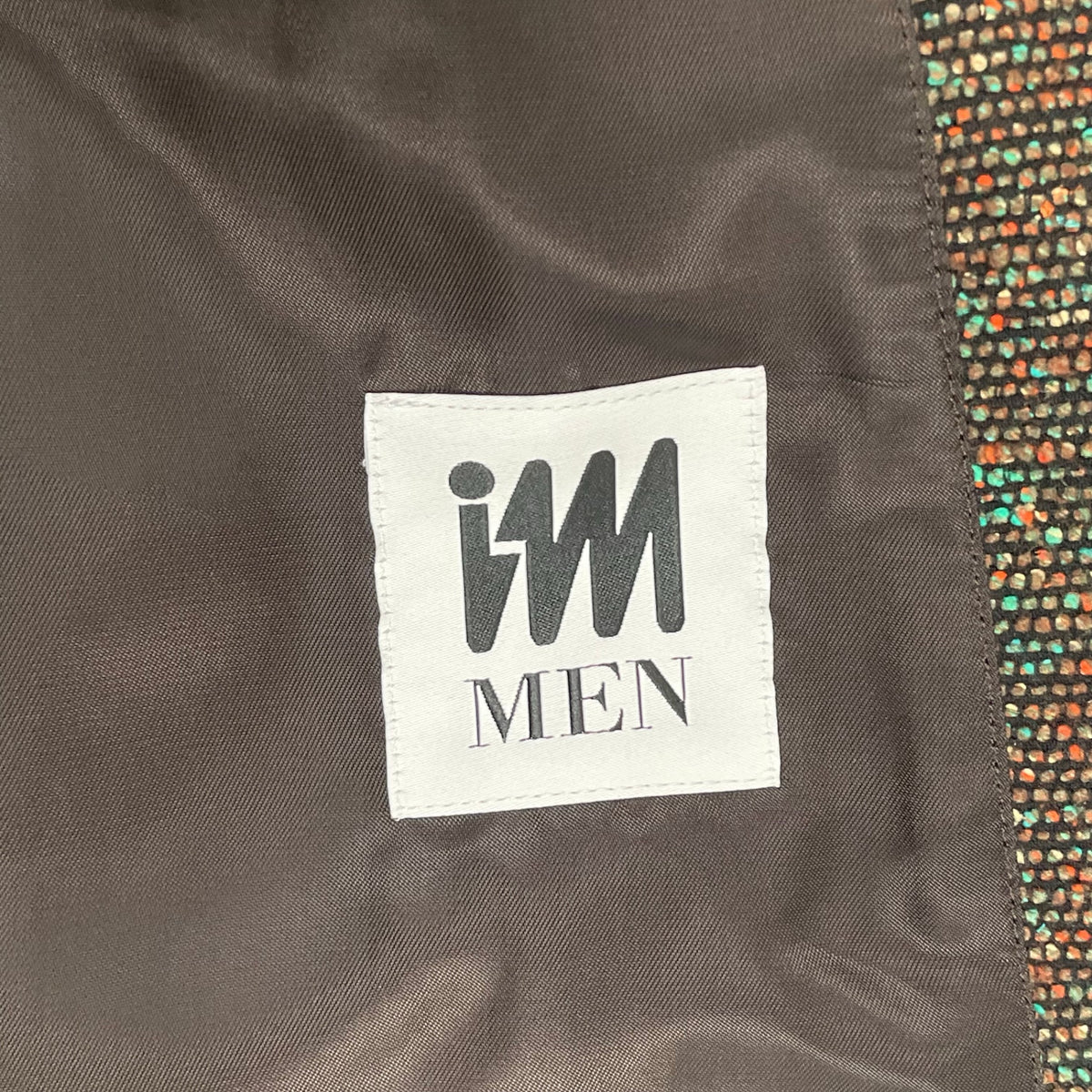 IM MEN ISSEY MIYAKE / MELANGE TWEEDハイネックコート LA23FA121 参考定価：150,000程度 SIZE:3
