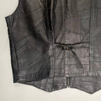 VINTAGE ヴィンテージ / ヴィンテージ パッチワークレザーベスト SIZE：XXXL