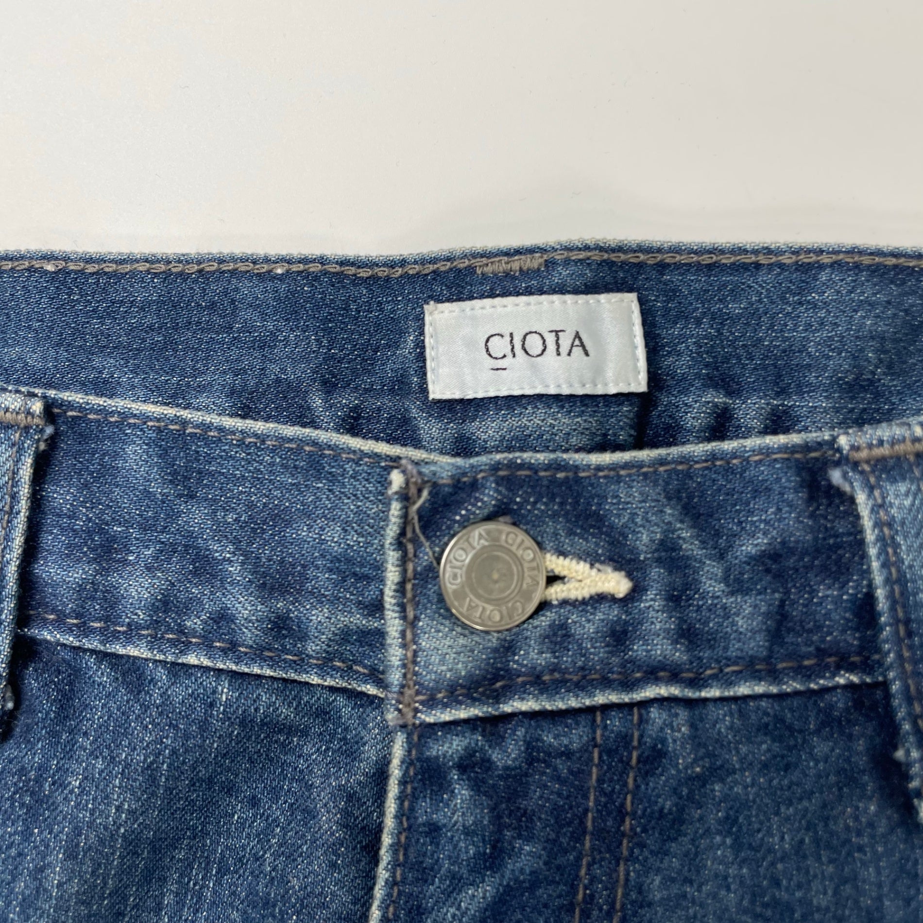 CIOTA シオタ / Baggy 5 Pocket Pants Navy バギーデニムパンツ 参考定価：32,000+tax SIZE:30