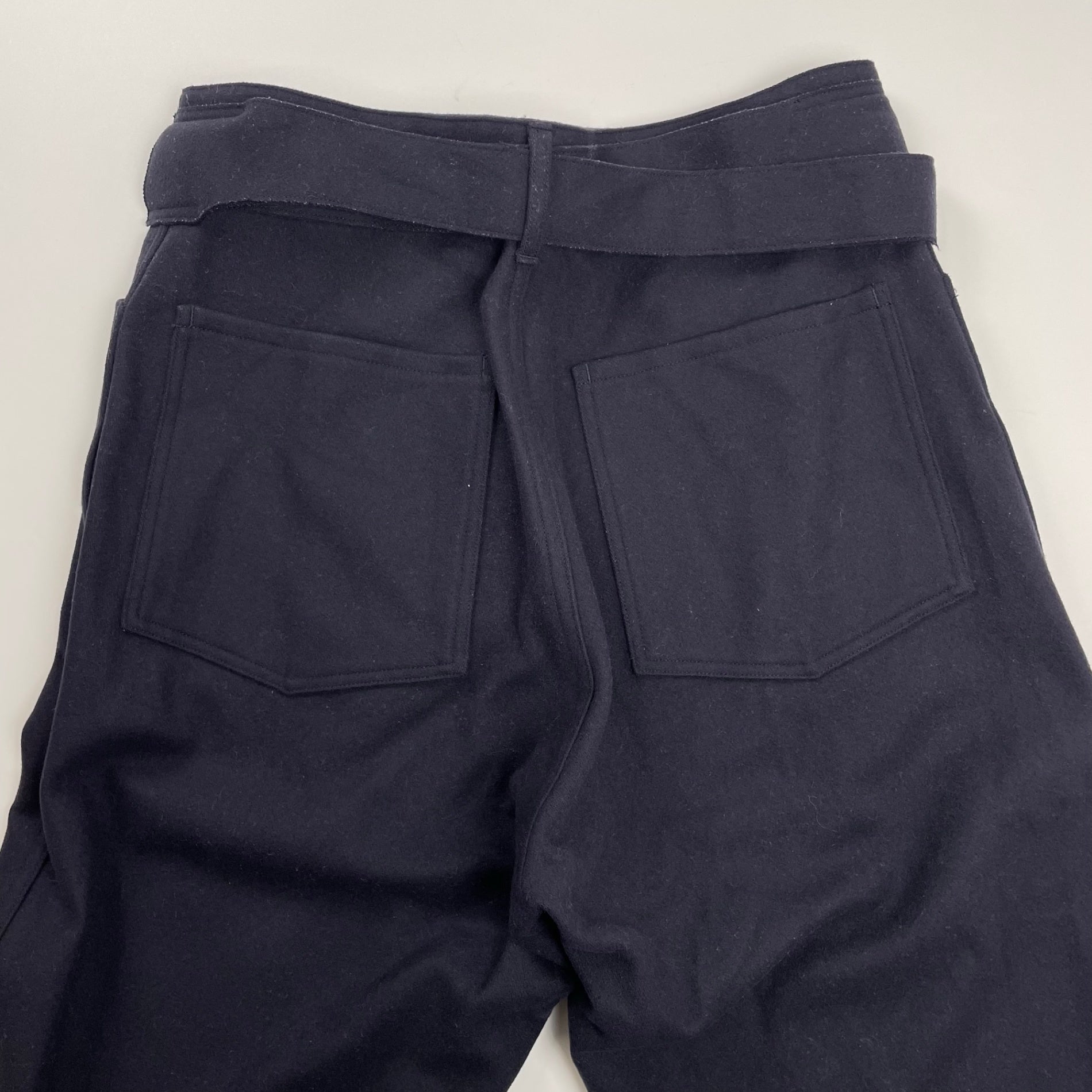 COMOLI コモリ / フェルトンベルテッドパンツ ネイビー 参考定価：36,000+tax SIZE:1