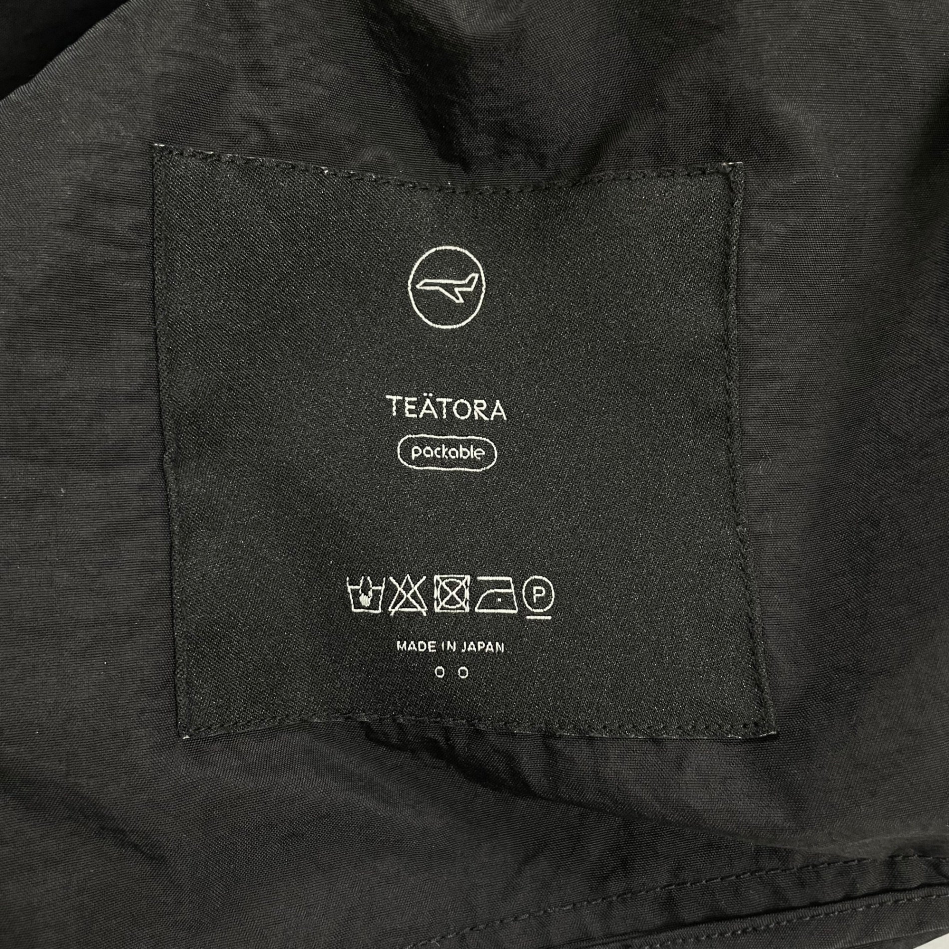 TEATORA / SOUVENIR HUNTER S/L - P 参考定価：88,000+tax SIZE:2