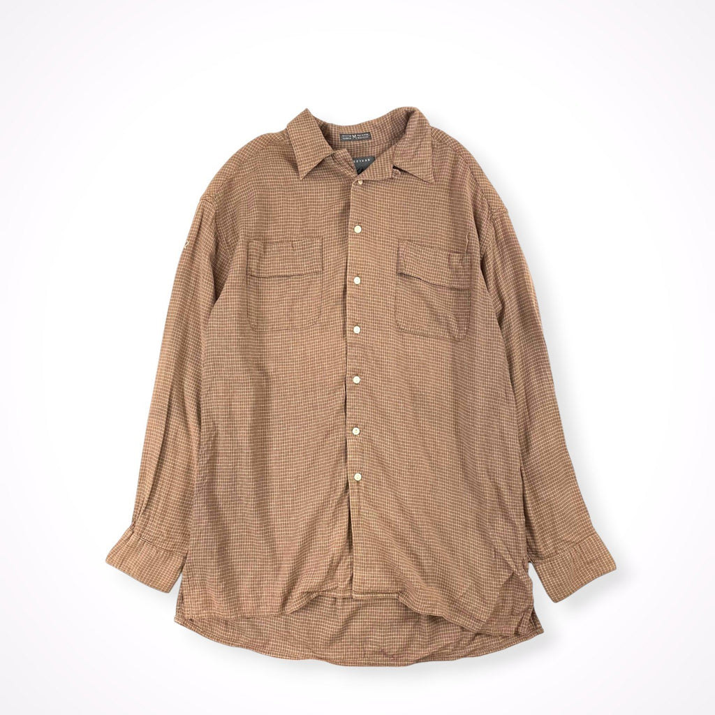 MOSSIMO / 90-00s チェックオープンカラーシャツ SIZE:M