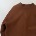 JOURNAL STANDARD ジャーナルスタンダード / スーパー140ビーバーVネックコート ブラウン 参考定価：35,000+tax SIZE:S