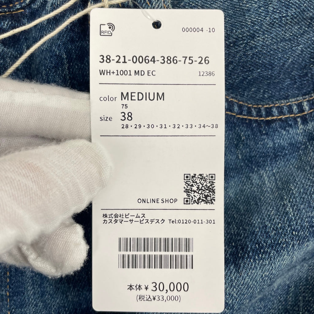 WAREHOUSE & Co. × BEAMS PLUS / 1001xx デニムパンツ 2nd hand セコハン タグ付 SIZE:38