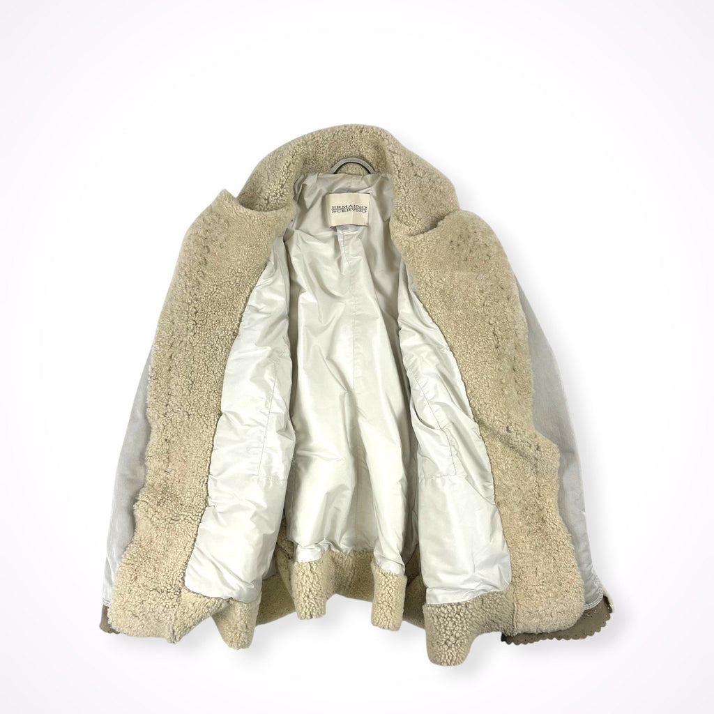 ERMANNO SCERVINO / ムートン切替ジャケット 参考定価：400,000程度 SIZE：42