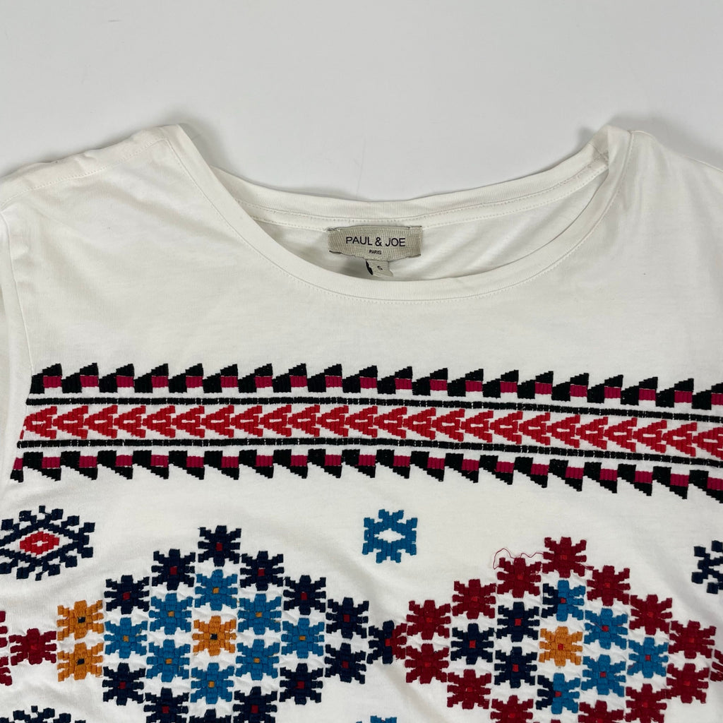 PAUL＆JOE / ステッチデザインTシャツ 参考定価：32,000程度 SIZE:S